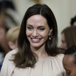 Actress Angelina Jolie Attends Event With U.s. President Joe Biden In Washington