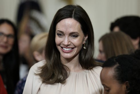 Actress Angelina Jolie Attends Event With U.s. President Joe Biden In Washington