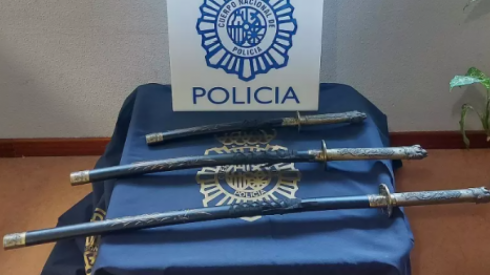 Detenidos Por Agredir Con Una Catana.r D.294 200 21109