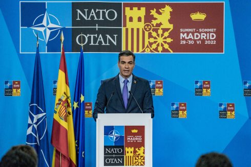 Press Conference Of The Heads Of State After The Nato Madrid Summit.