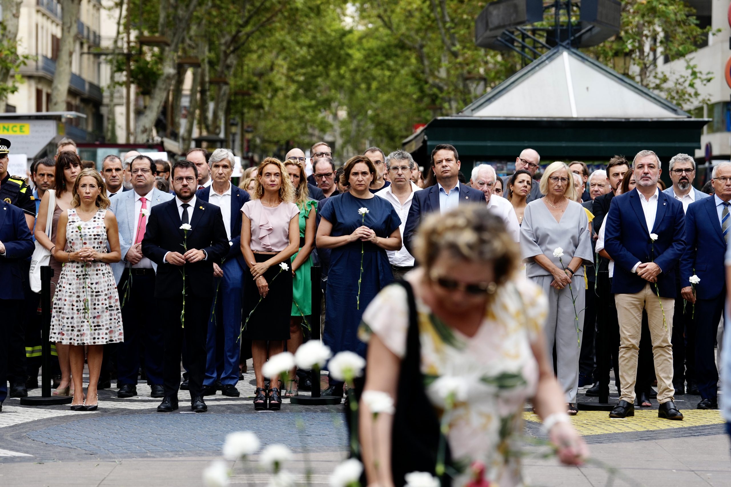 Ceremony terrorist Atack Barcelona