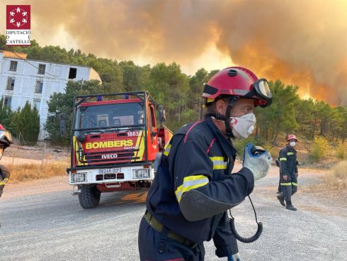 Firefighters in Castellon