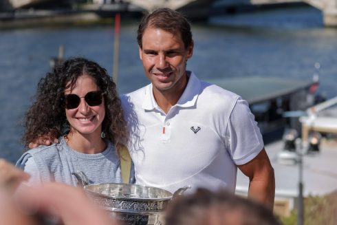 Xisca Perello Acompaña A Rafa Nadal Durante Su Sesion De Fotos En Paris