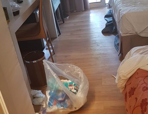 Hotel cleaners on Spain’s Costa del Sol slam ‘disgusting tourists’ and share revolting footage of trashed rooms