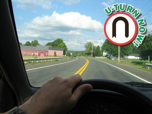 U Turn With Logo Campaign