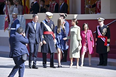 Attending A Military Parade During The Known As Dia De La Hispanidad, Spain's National Day, In Madrid, On Wednesday 12, October 2022