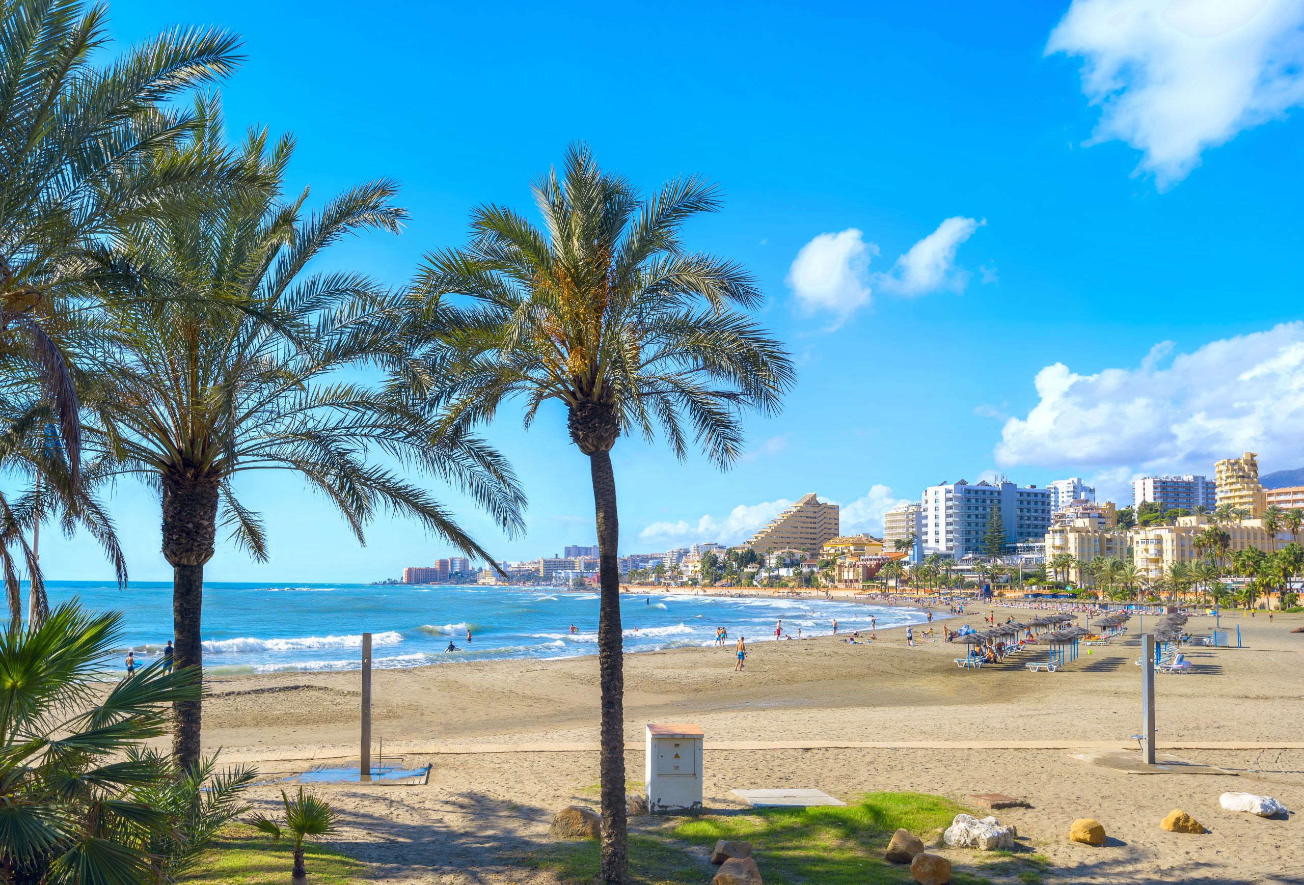 Benalmadena Beach. Malaga, Andalusia, Spain