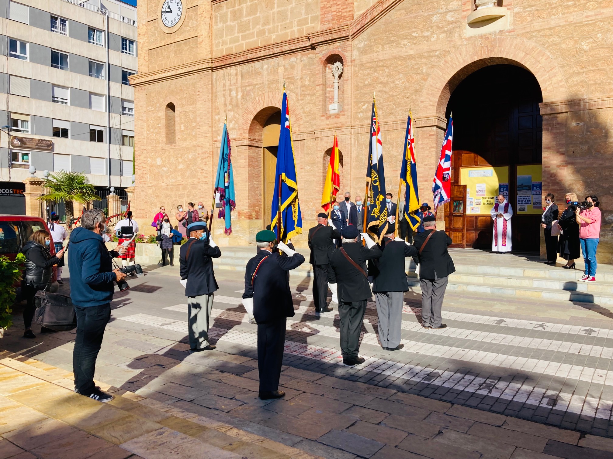 Armistice And Remembrance Day Commemorations In Costa Blanca Area Of Spain