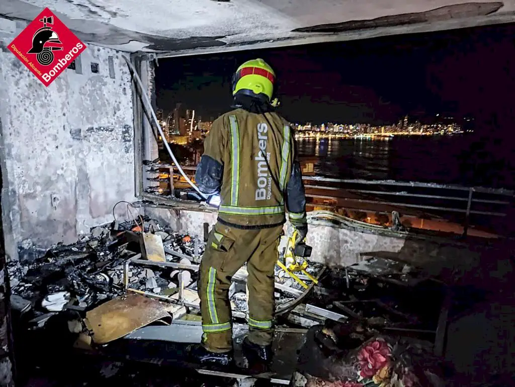 Benidorm Skyscraper Fire Seriously Injures Resident And Kills His Dog On Spain's Costa Blanca