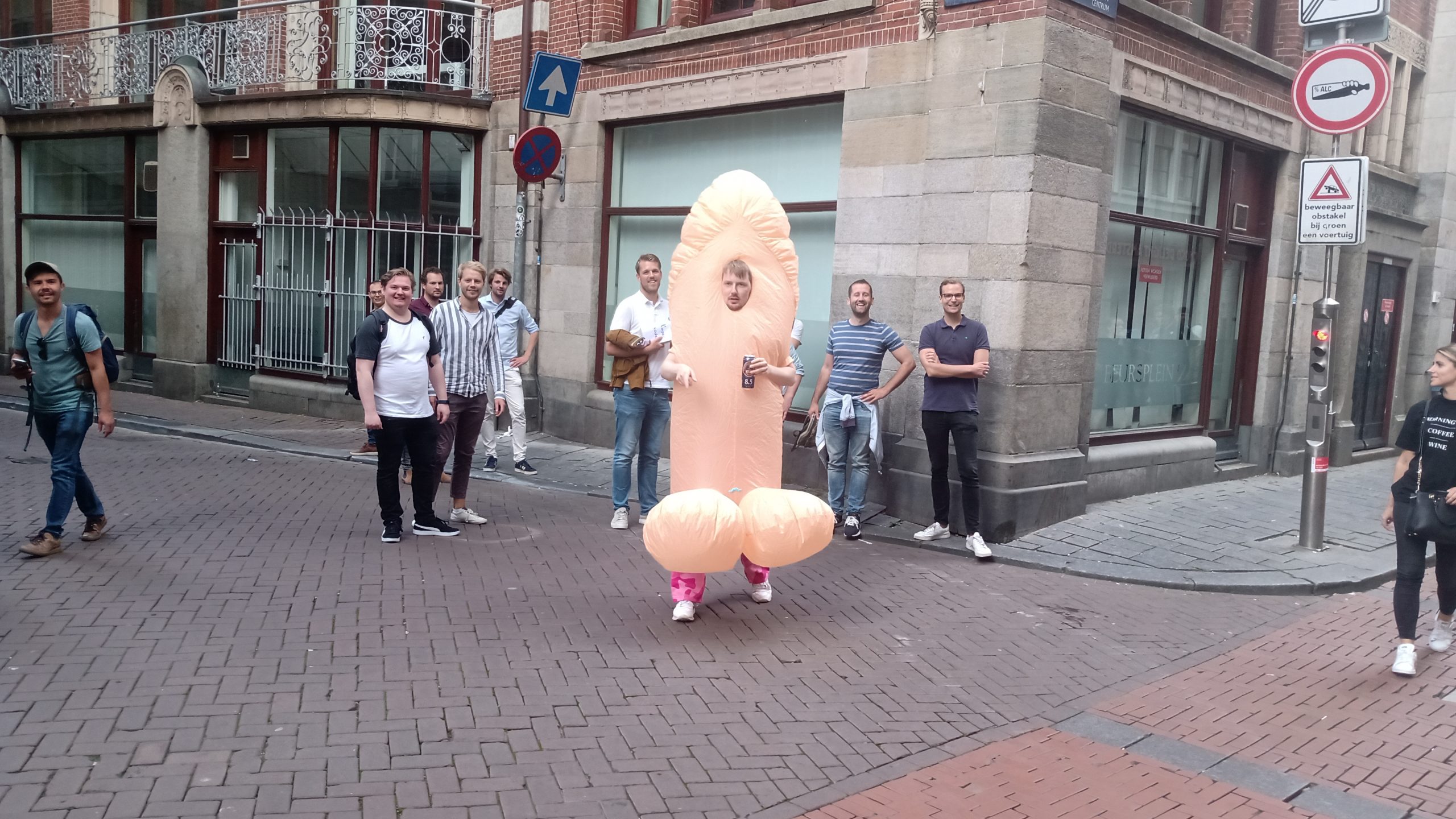 Man Dressed In A Penis Costume, Amsterdam (2021) 03