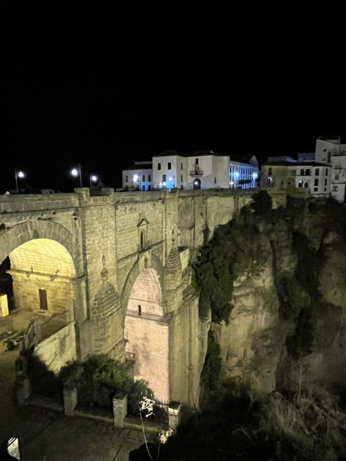 Puente Nuevo At Night In Ronda 1