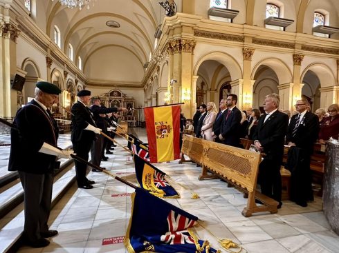 Torrevieja And Benidorm Remembers In Armistice Day Commemoration On Spain's Costa Blanca