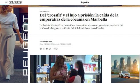 El Pais Screen Shot Of Coca Queen Story