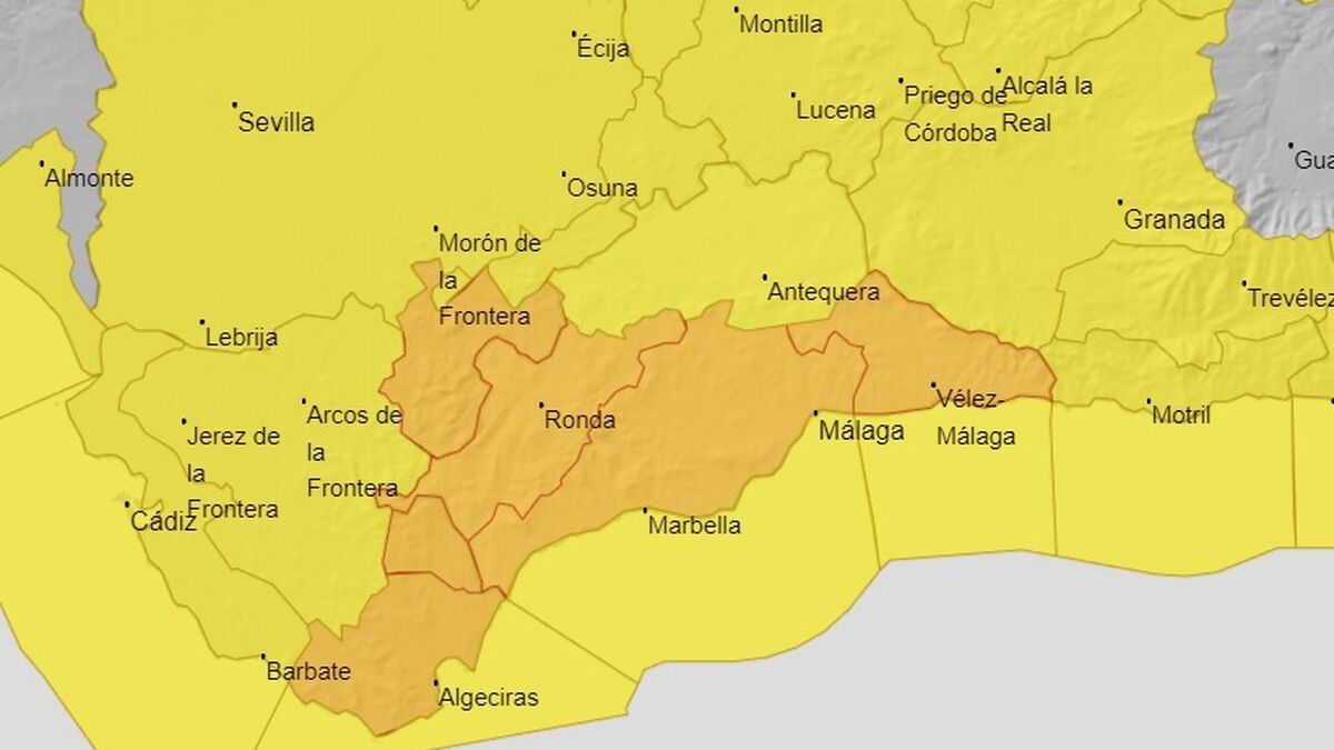 Mapa Avisos Aemet Viernes Diciembre Credit Aemet