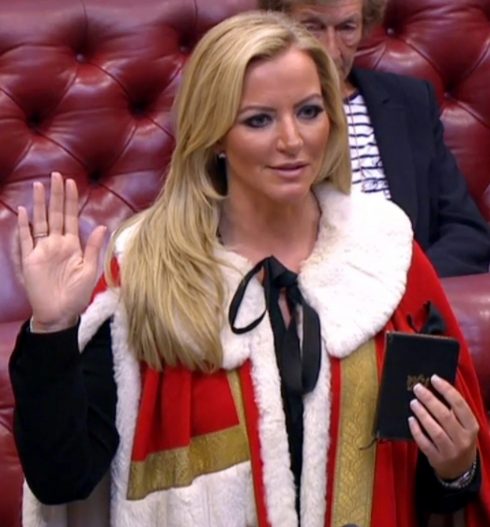 Michelle Mone prend place à la Chambre des Lords