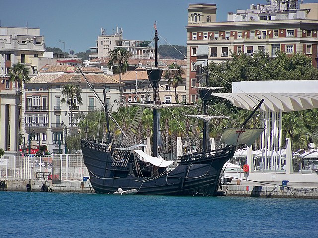 Nao Victoria In Malaga Port 2021 01