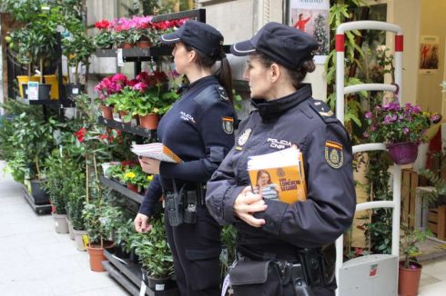 Police Patrols Stepped Up For Holiday Season In Busy Shopping Areas Of Spain's Costa Blanca