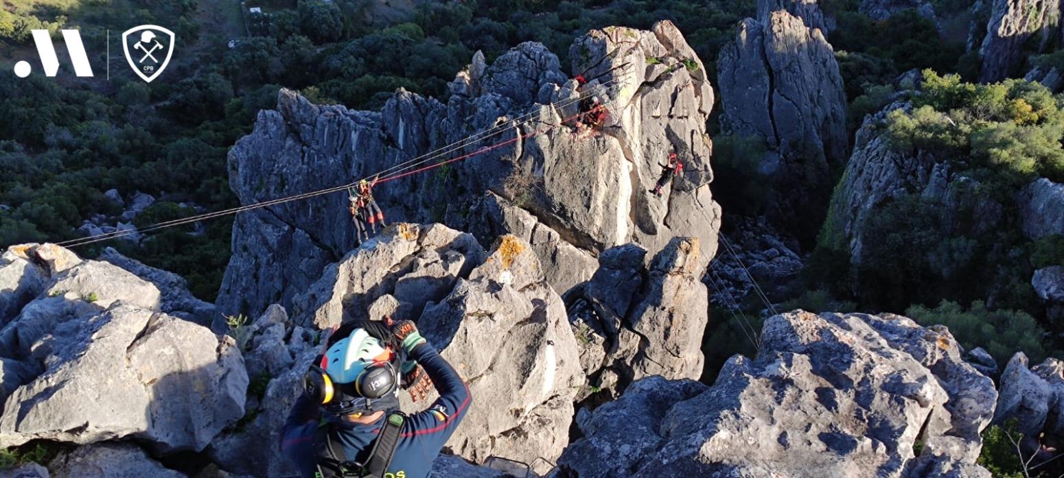 Guacin Zipline Rescue Diputacion De Malaga