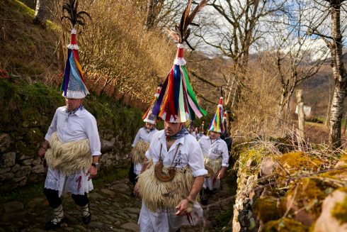 Ancient ritual 'awakens' spring during special festival in Spain's Basque Country