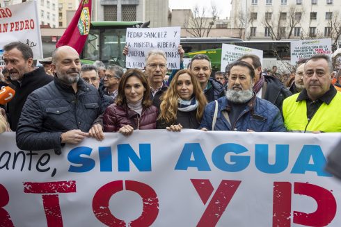 Angry farmers from south-eastern Spain descend on Madrid over major threat to crop irrigation
