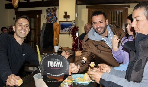 Taste Test Of Fuah In Bar Piki Canar Granada Spain