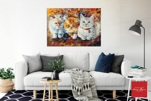 Interior Design With An Afremov Painting