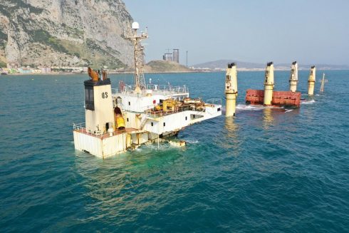 OS 35 wreck off Gibraltar