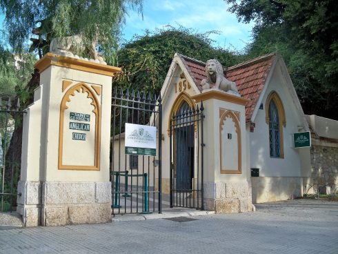 Gatehouse Of The English Cemetery In Málaga