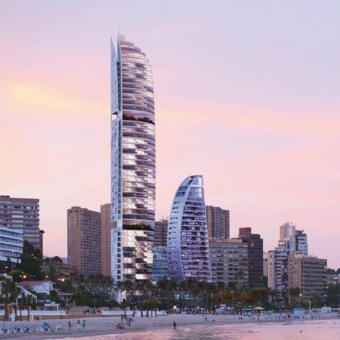 New Luxury Hotel And Apartment Skyscraper Unveiled For Spain's Benidorm