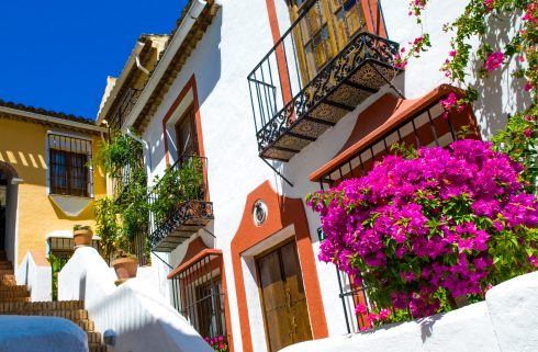 Village Of Benahavis In Malaga, Spain