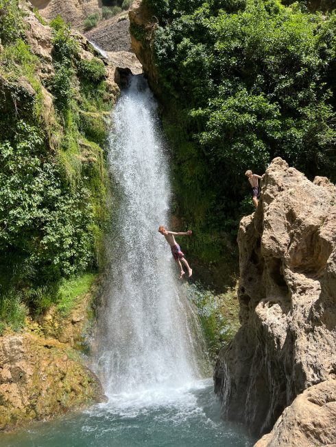 Ronda Tajo River Rock Jump Kid Story