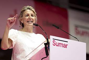 Yolanda Díaz, Launches Her Candidacy For The 2023 General Elections In Spain For Sumar