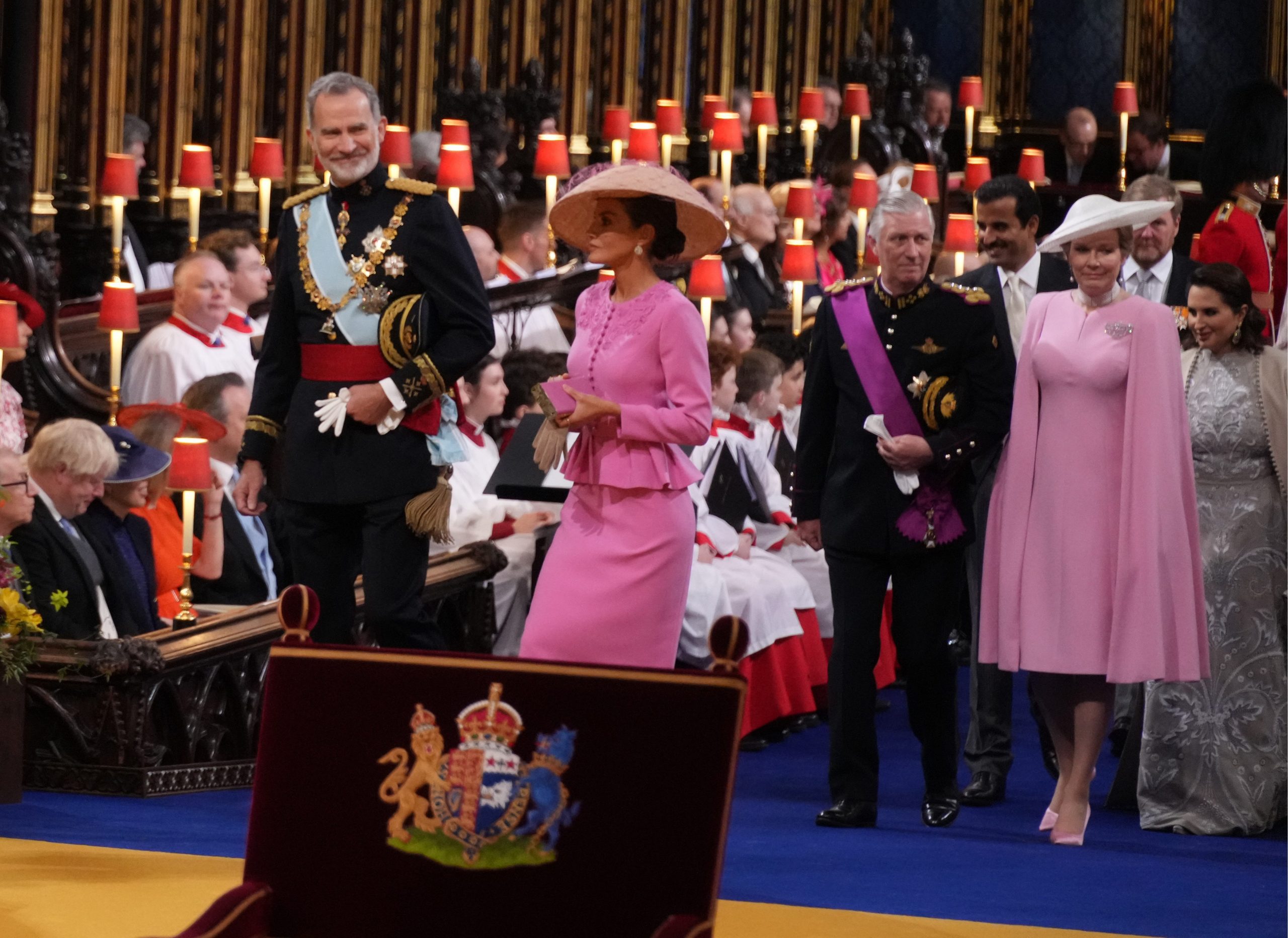 King Felipe and Queen Letizia at the coronation