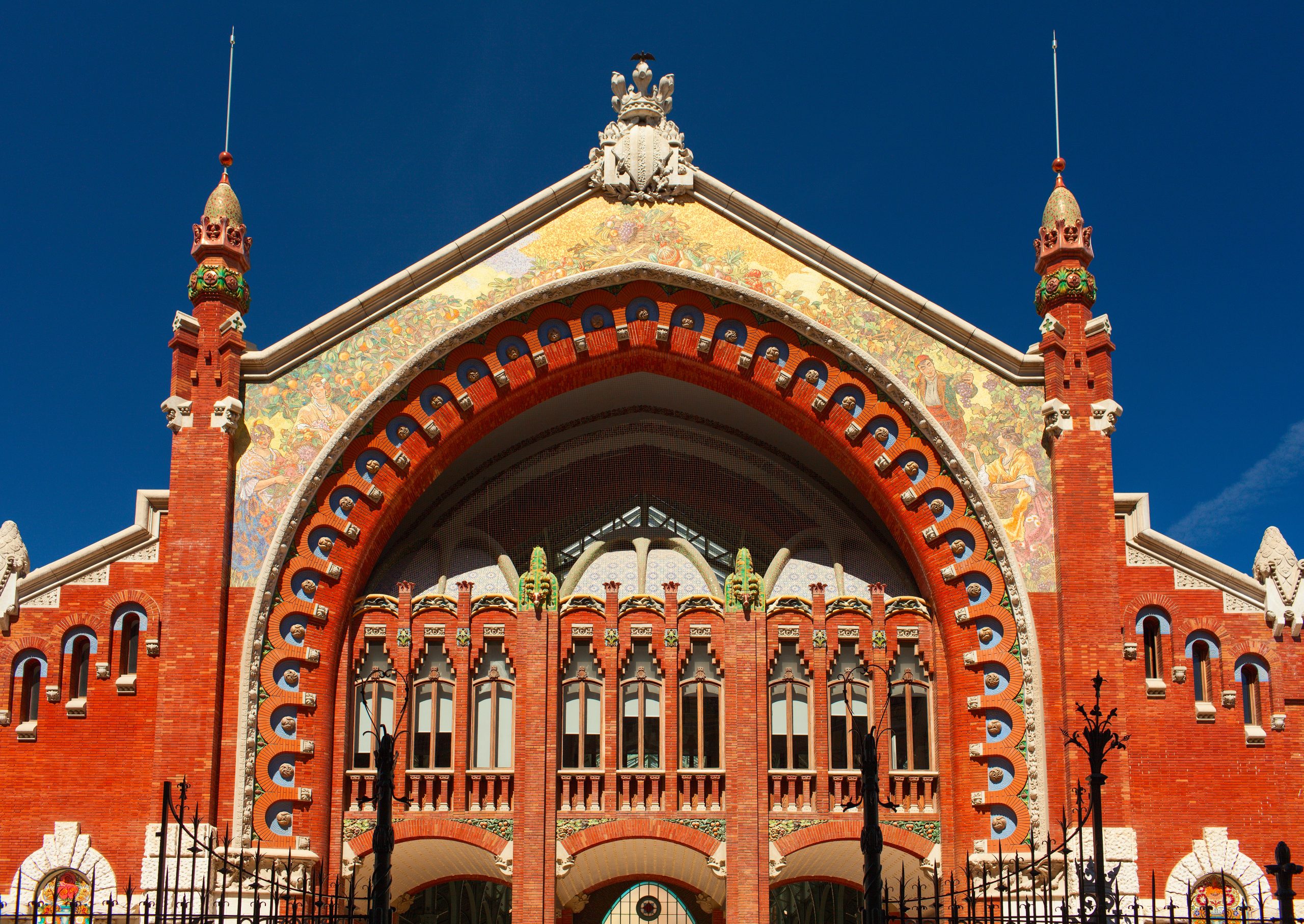 Valencia,,spain.,mercado,colon, ,famous,old,market,hall,,currently