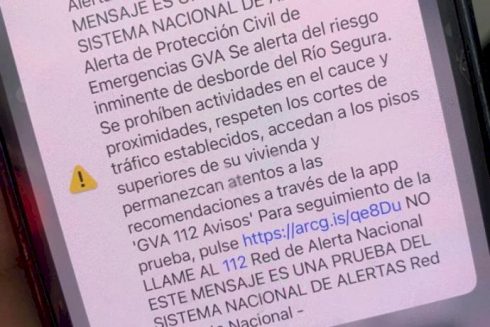 Emergency alert texts to be sent to EVERY phone in areas most at risk from 'historic' Gota Fria across Spain's Valencia region