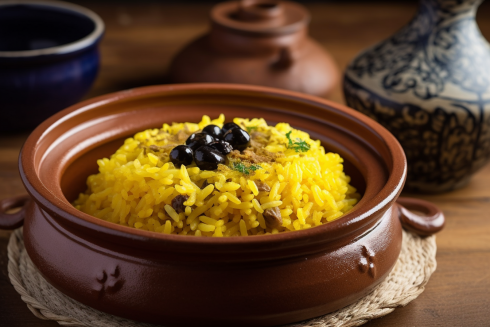 Chipperjo A Tapa In Rural Spain With Yellow Rice