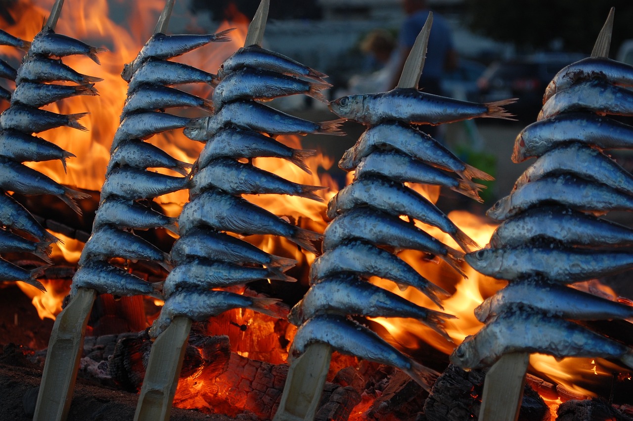 Espetos. The sardine ones are a Malaga cuisine classic