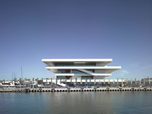 America’s Cup Building ‘Veles e Vents,' designed by David Chipperfield and Fermín Vázquez / Photo Courtesy Of Christian Richters