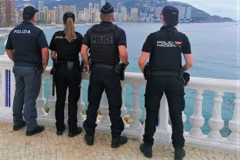 Foreign Police Join Patrols In Busy Tourist Areas Of Spain's Costa Blanca