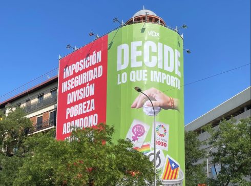 Vox's controversial advert in Madrid