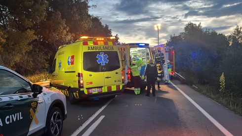 Traffic accident in Collado Villalba