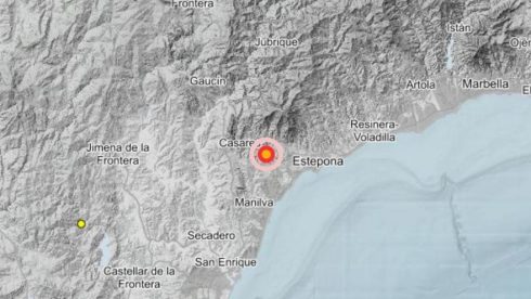 Earthquake of magnitude 3 recorded with epicentre in Casares (Málaga) NATIONAL GEOGRAPHIC INSTITUTE