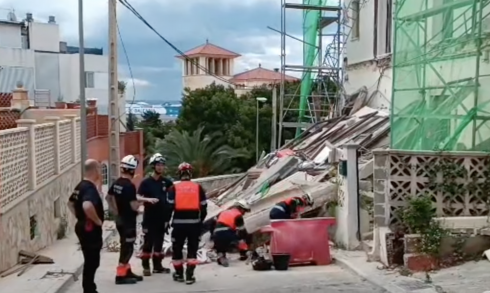 House collapse Mallorca