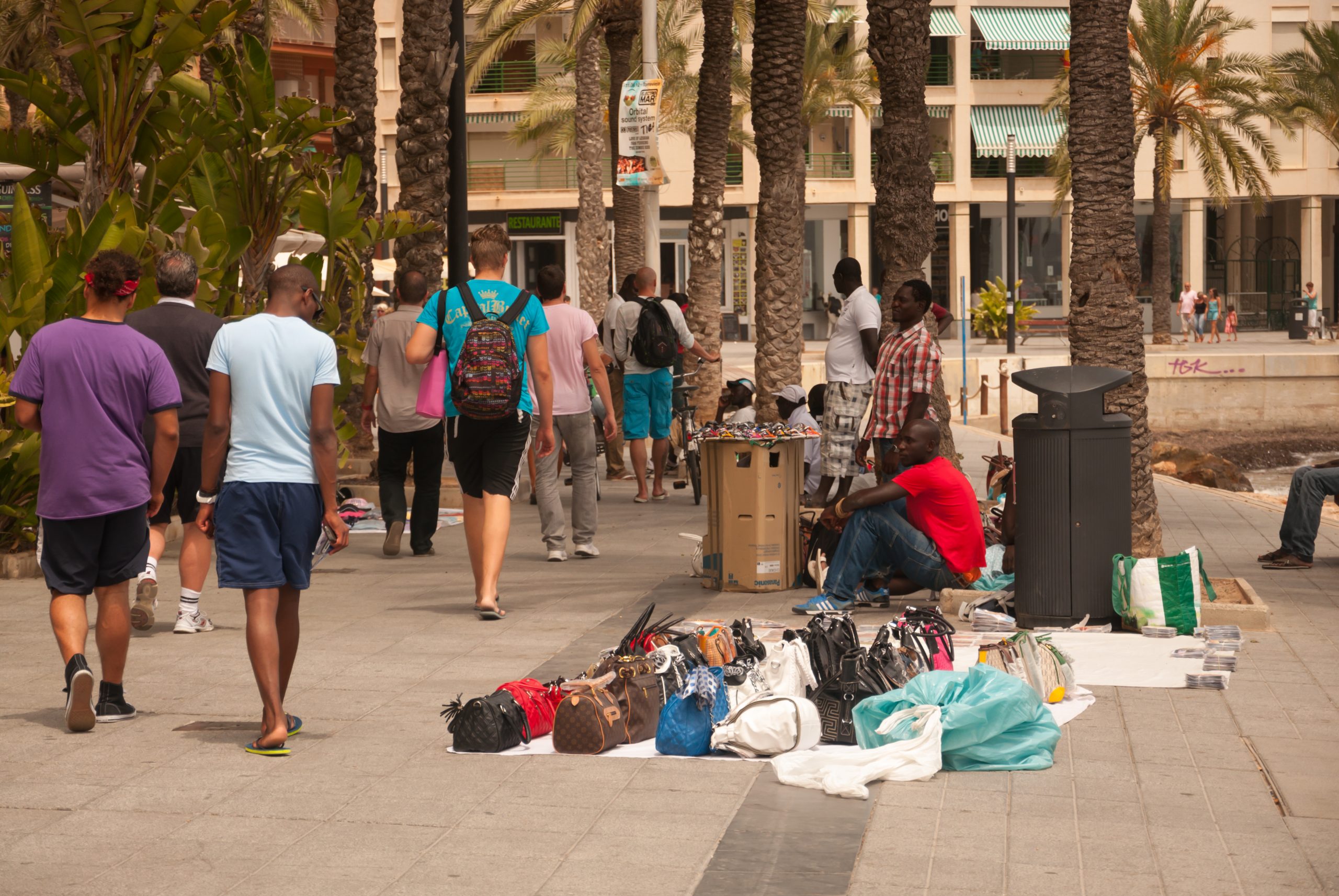 Torrevieja wants tough police action against illegal street sellers on Spain's Costa Blanca