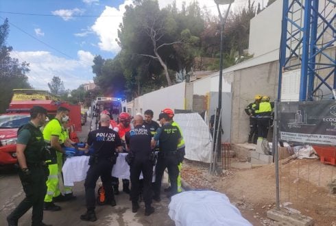 Three Construction Workers Injured Photo By Policia Local