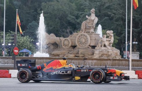 Sergio Perez in Madrid