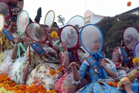 Spain's Valencia gears up for 'Battle of the Flowers' where using a racket is certainly not for tennis