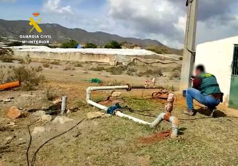 Police uncover network of illegal water wells being used to irrigate farmland in Spain's Murcia region