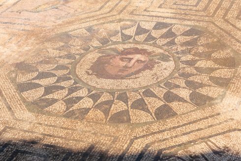 Stunning ancient mosaic of Medusa uncovered by archaeologists in western Spain