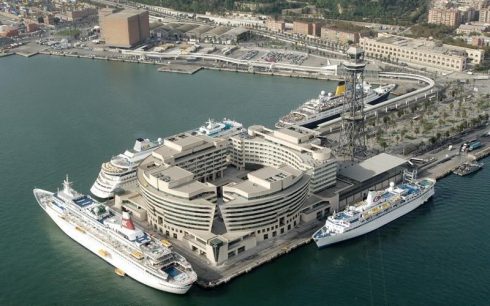 Barcelona moves cruise liner docking away from main port to cut down on city centre pollution